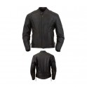 Leather Motorbike Men's Jacket AMS- 164