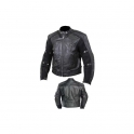 Leather Motorbike Men's Jacket AMS- 167