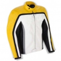 Leather Motorbike Men's Jacket AMS-174