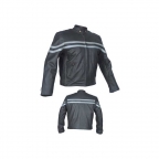 Leather Motorbike Men's Jacket AMS-185