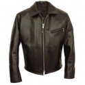 Leather Motorbike Men's Jacket AMS-194