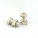 NJ Motorcycle Battery Terminal Nut and Bolt Kit M6x12mm Bike Scooter Universal