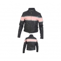 Women's Ladies Blazer Coat Leather Motorbike Jacket Designer Adjustable Fashion Protection