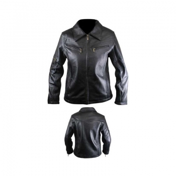 Women's Ladies Blazer Coat Leather Motorbike Jacket Designer Adjustable Fashion Protection