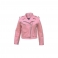 Women's Ladies Blazer Coat Leather Motorbike Jacket Designer Adjustable Fashion Protection